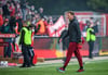 Julian Nagelsmann verlässt nach dem Spiel gegen den 1. FC Union Berlin am 22. Mai den Platz. Sein letztes Match als Coach von RB Leipzig endete 1:2. 