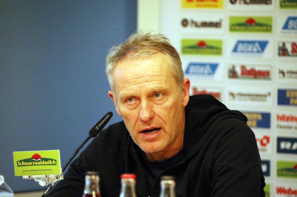 Christian Streich freut sich auf das Spiel gegen RB Leipzig.