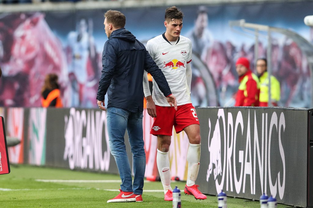 Zusammen bei RB: Coach Julian Nagelsmann und Spieler Patrik Schick