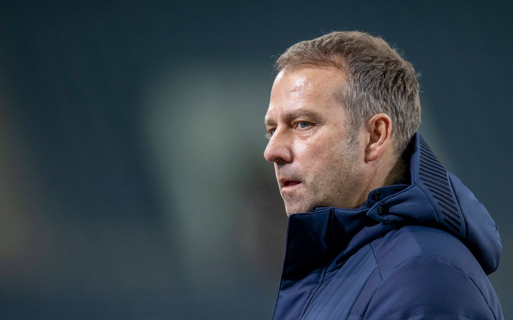 Hansi Flick war geschockt nach der Niederlage des FC Bayern München.
