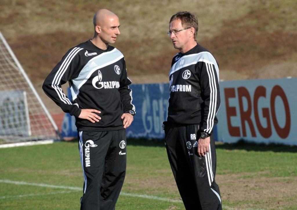 Ralf Rangnick und Ruwen Faller arbeiteten bereits beim FC Schalke 04 zusammen.