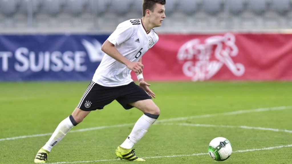 Gino Fechner hier im Trikot der deutschen Nationalmannschaft.