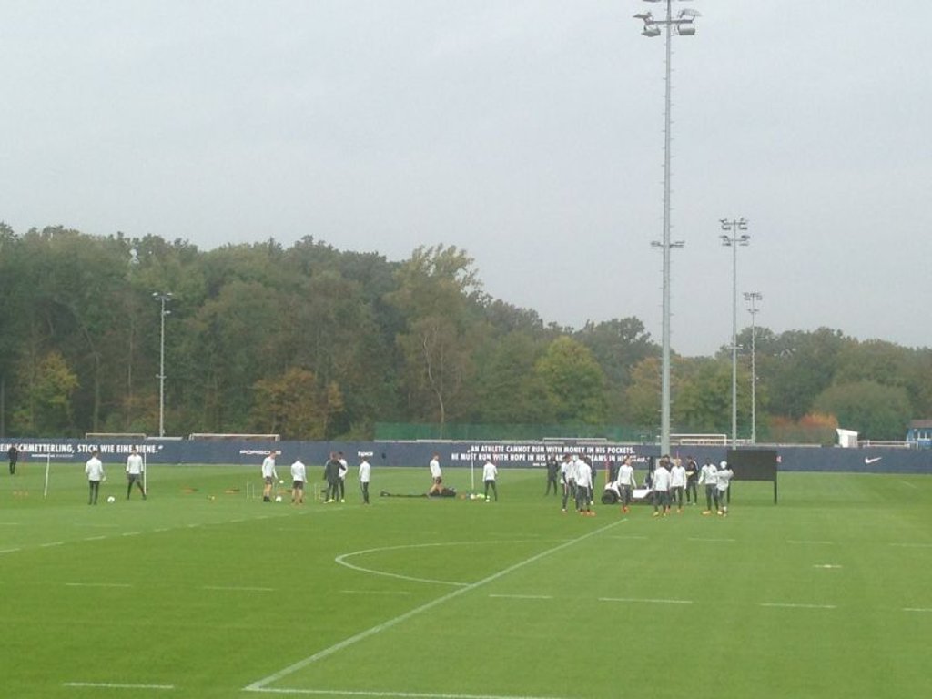 RB Leipzig bereitet sich im Training auf Borussia Dortmund vor.
