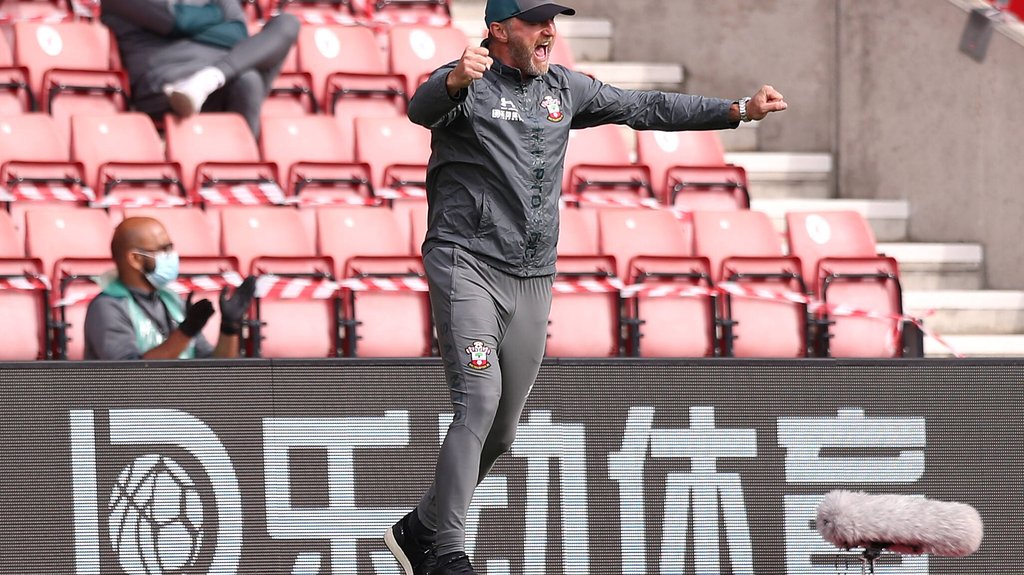 Ralph Hasenhüttl führte den FC Southampton auf Platz elf.