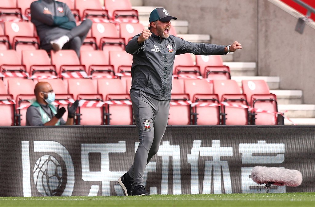 Ralph Hasenhüttl führte den FC Southampton auf Platz elf.