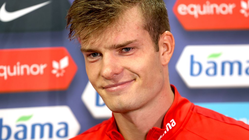 Alexander Sörloth dürfte happy sein, zu RB Leipzig zu wechseln.