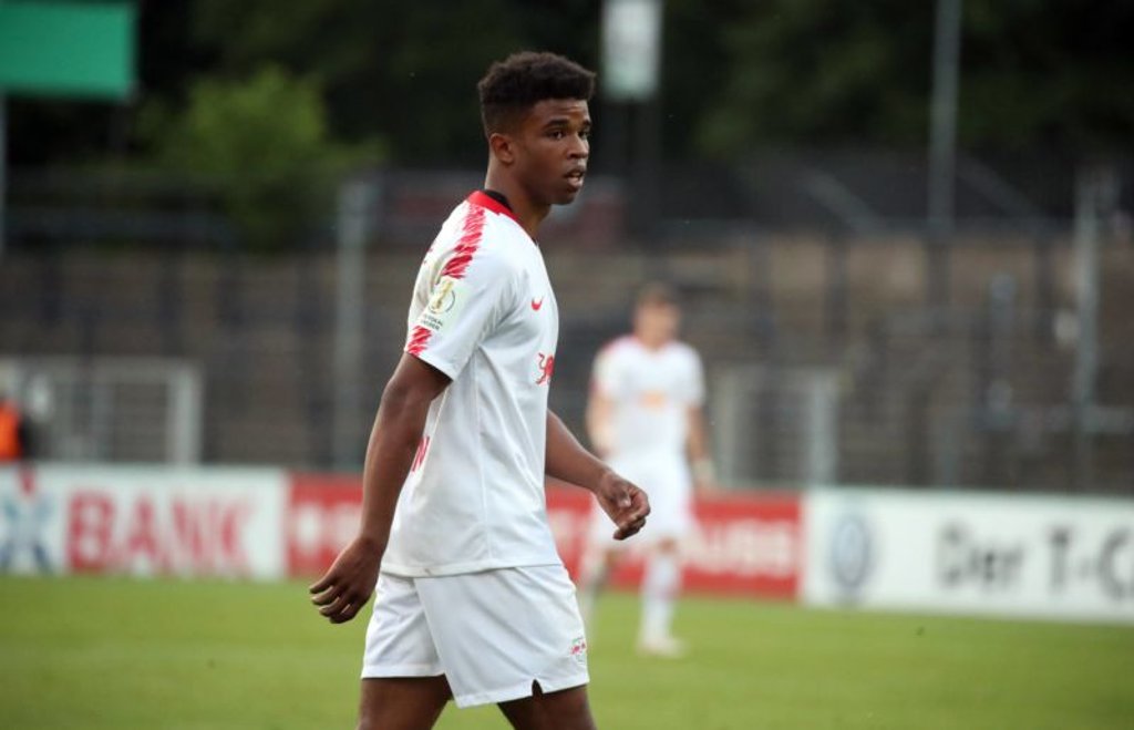 "Naod Mekonnen wird erstmal nicht mehr für RB Leipzig auflaufen. Foto;: imago/Sportfoto Rudel"