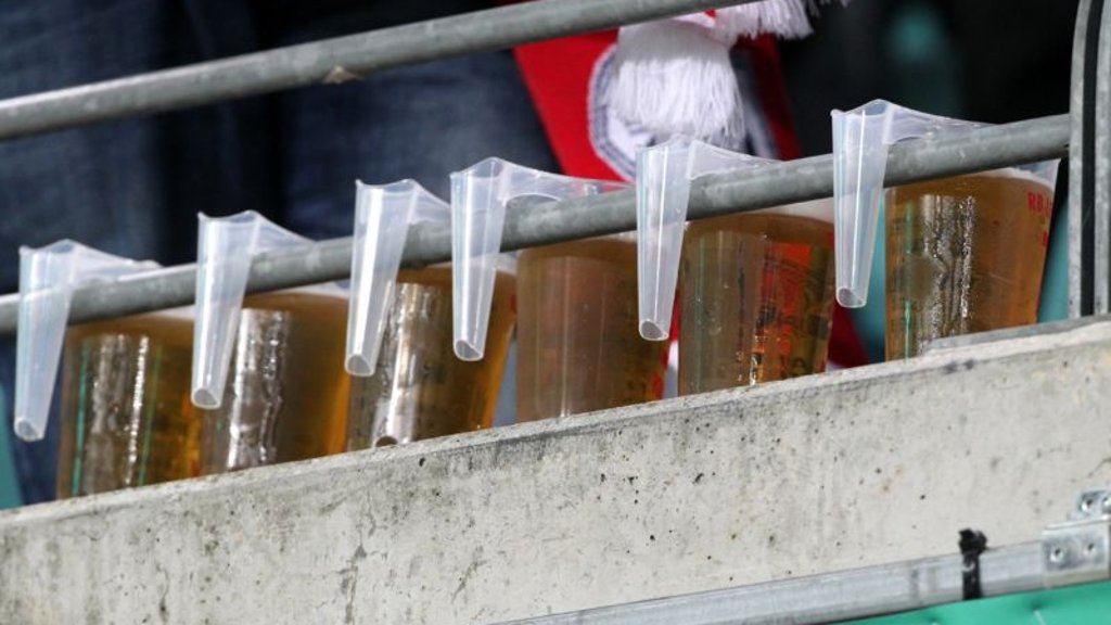 Das Stadionbier in der Red Bull Arena ist das teuerste in der Bundesliga.
