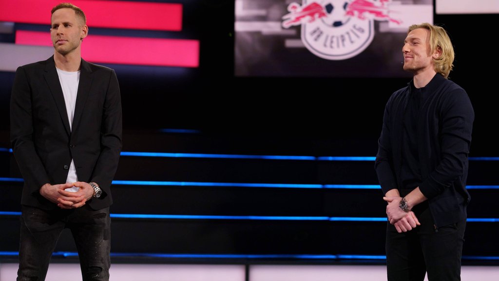 Auch 2021/22 noch bei RB Leipzig? Peter Gulacsi und Emil Forsberg.