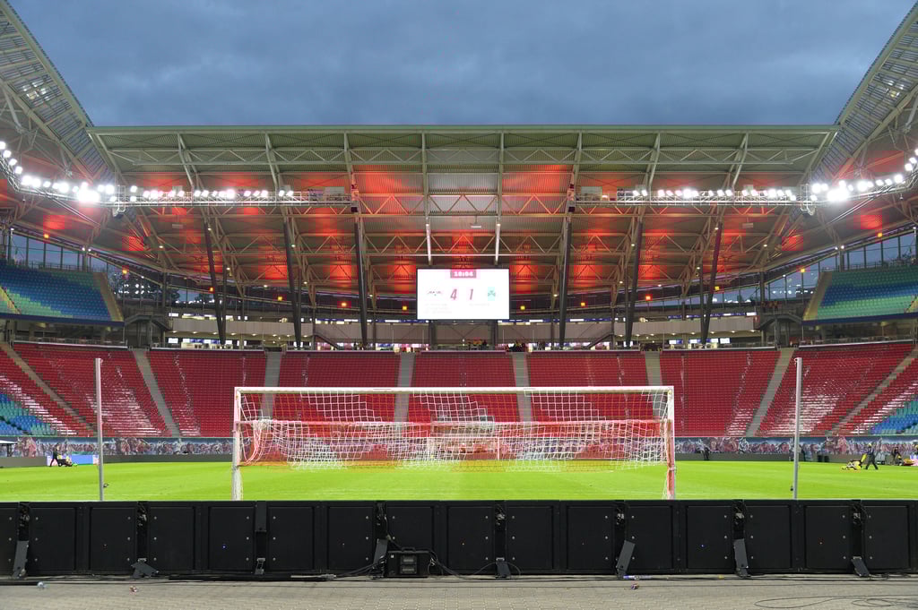 Leere Ränge bei vorerst drei Spielen bei RB Leipzig.