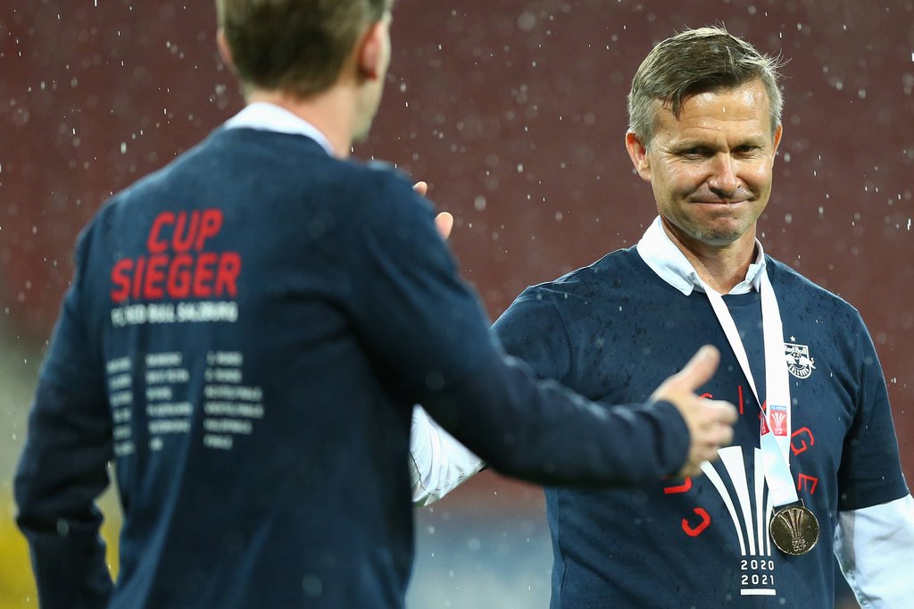 Jesse Marsch holte mir Red Bull Salzburg den Pokal.