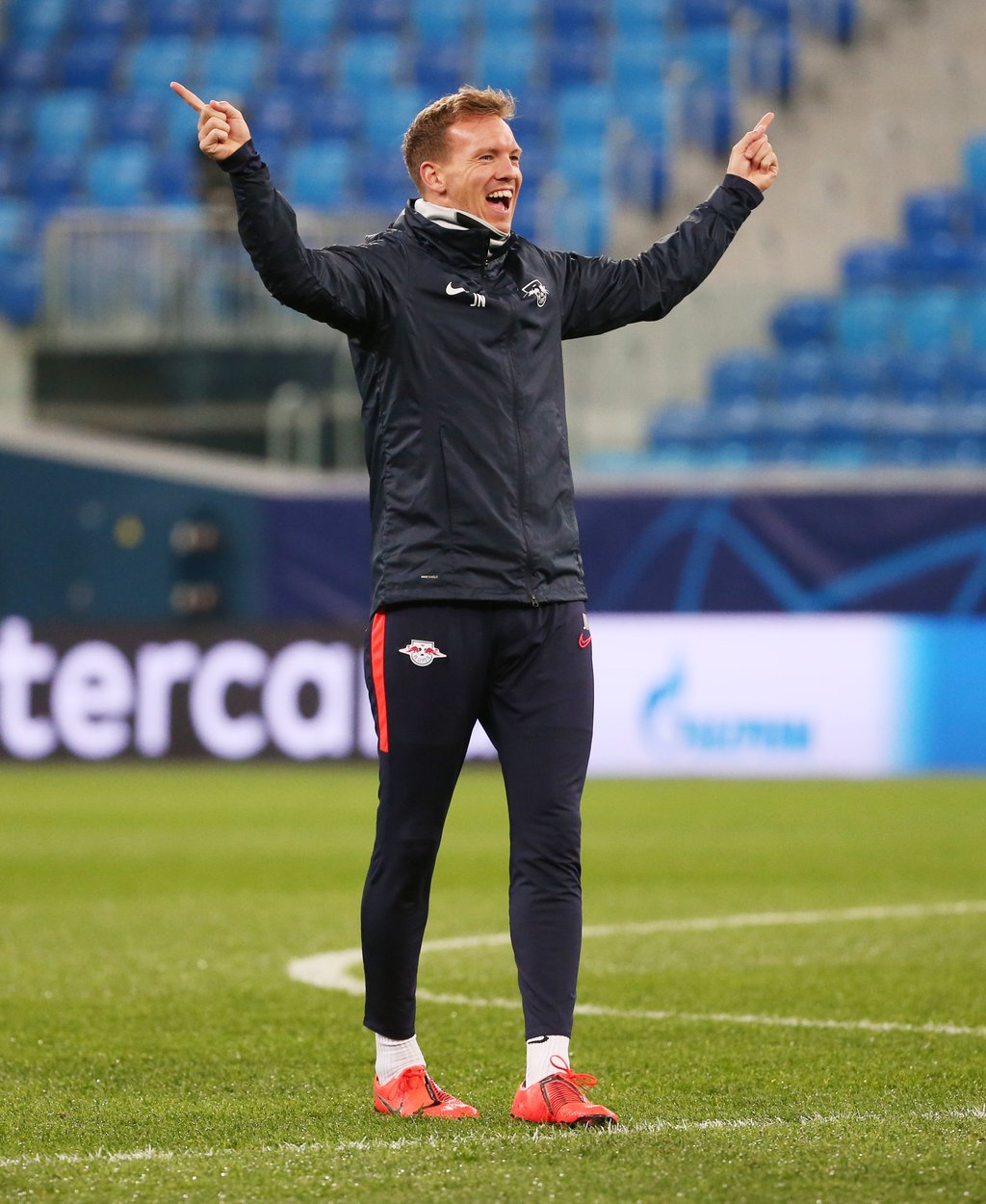 „Die Brust ist breit, die Gier groß”: Julian Nagelsmann in St. Petersburg.