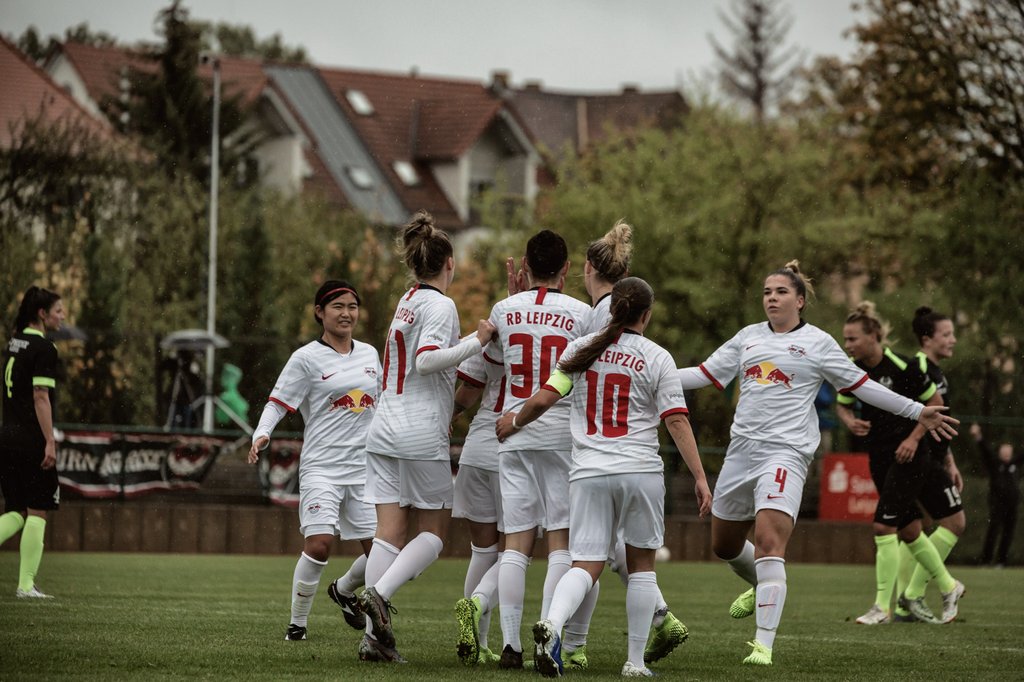 Die Frauen von RB Leipzig dominieren derzeit die Regionalliga.