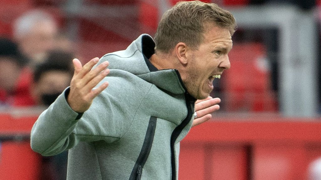 „Es ist nicht in Stein gemeißelt, dass wir Dritter werden”: Julian Nagelsmann.