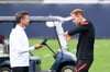 Chemie top, Verständnis schwierig: RB-Cheftrainer Jesse Marsch und Kapitän Peter Gulacsi