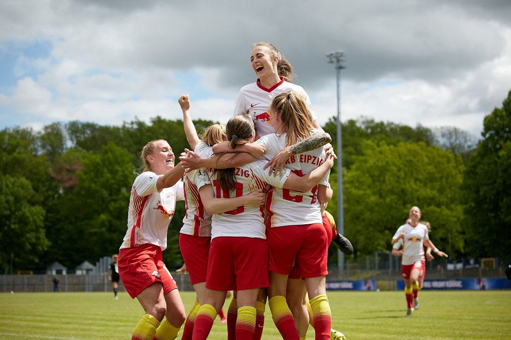 Die Frauen von RB Leipzig drehten das Spiel gegen Borussia Mönchengladbach spät.