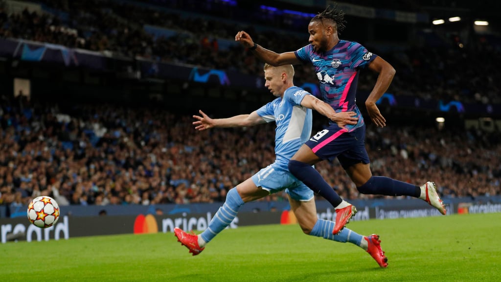 Schoss drei Tore gegen Manchester City: RB-Spieler Christopher Nkunku