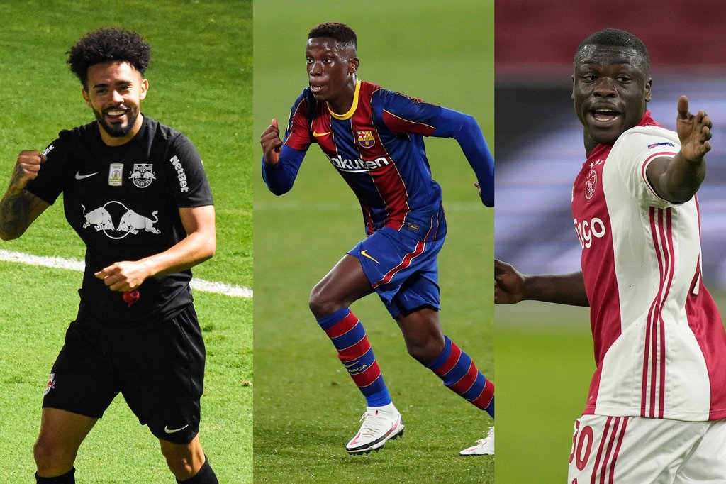 Claudinho (Red Bull Bragantino), Ilaix Moriba (FC Barcelona) und Brian Brobbey (Ajax Amsterdam) sind interessant für RB Leipzig.