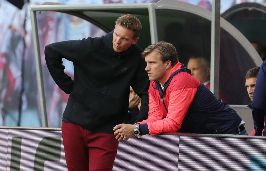 Julian Nagelsmann und Markus Krösche werden am Dienstag in der Uni Leipzig sprechen.
