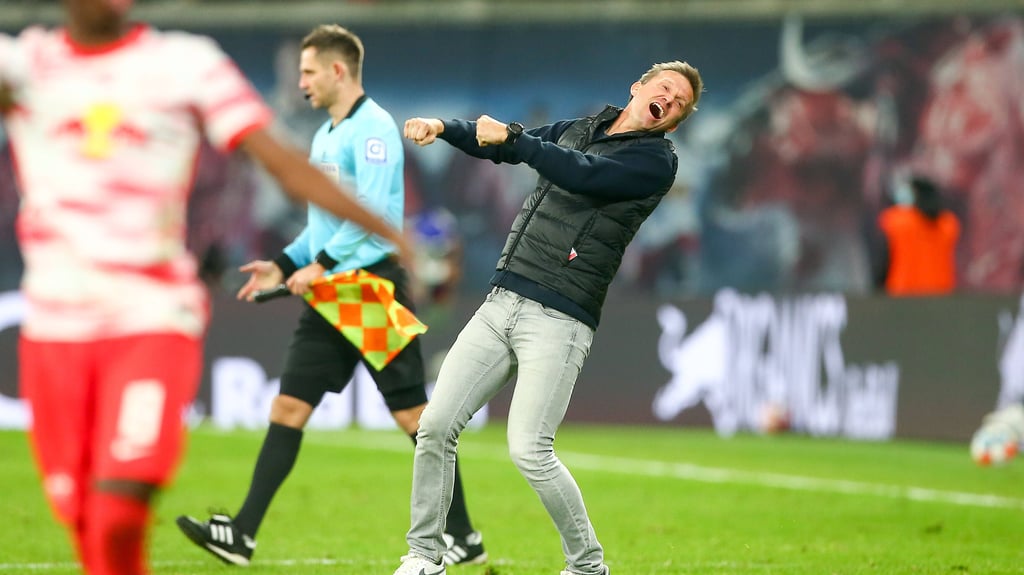 „Wir haben in unserem Prozess einen großen Sieg gebraucht”: Jesse Marsch feiert den Sieg von RB Leipzig gegen den BVB.