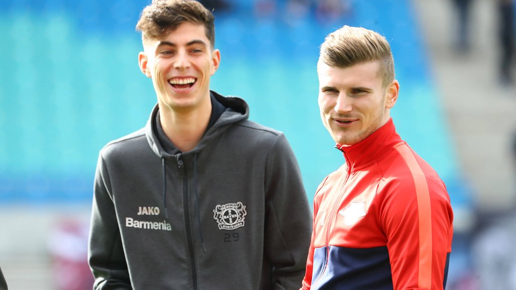 Verstehen sich auch persönlich bestens: Kai Havertz und Timo Werner.