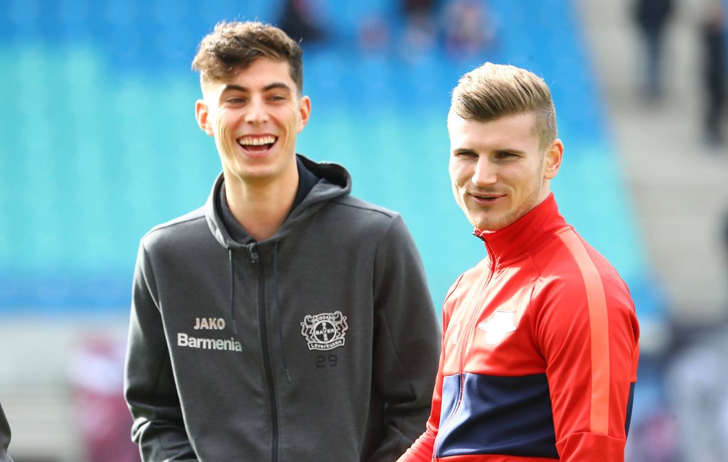 Verstehen sich auch persönlich bestens: Kai Havertz und Timo Werner.