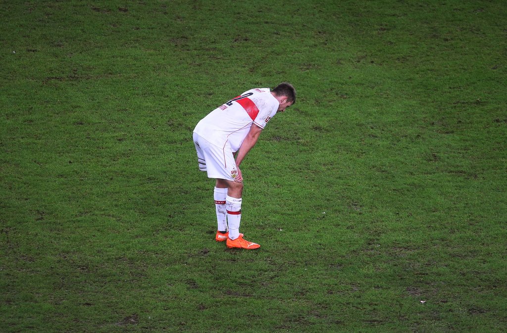 Acker: Rasen im Stuttgarter Stadion.