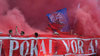 Roter Rauch steigt auf: Die RB-Kurve beim DFB-Pokalfinale in Berlin