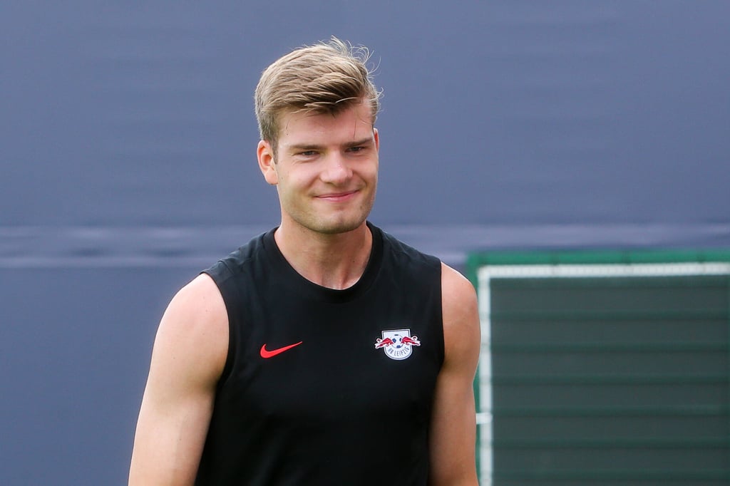 Alexander Sörloth müsste sich bei RB Leipzig erstmal hinten anstellen