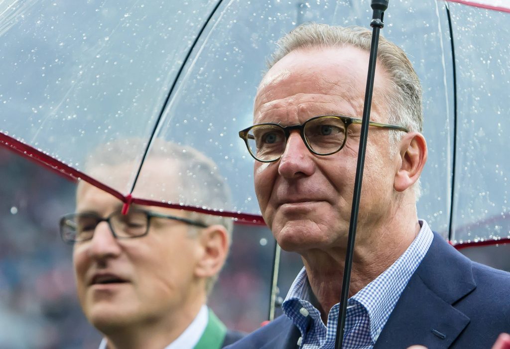 Mia san mia, aber die haben keine Doppel- oder Dreifachbelastung. Karl-Heinz Rummenigge kennt den Spielplan von RB Leipzig.