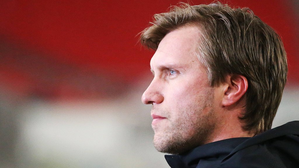 Markus Krösche blickt dem Transfersommer gelassen entgegen.