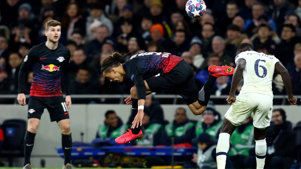 Weitgehend Kontrolle: Yussuf Poulsen und Timo Werner (l.)