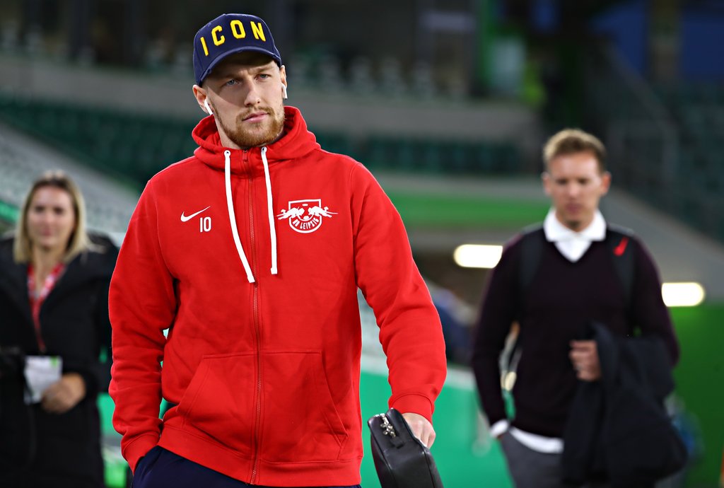 Emil Forsberg sieht aktuell keinen Anlass für einen Abschied aus Leipzig.