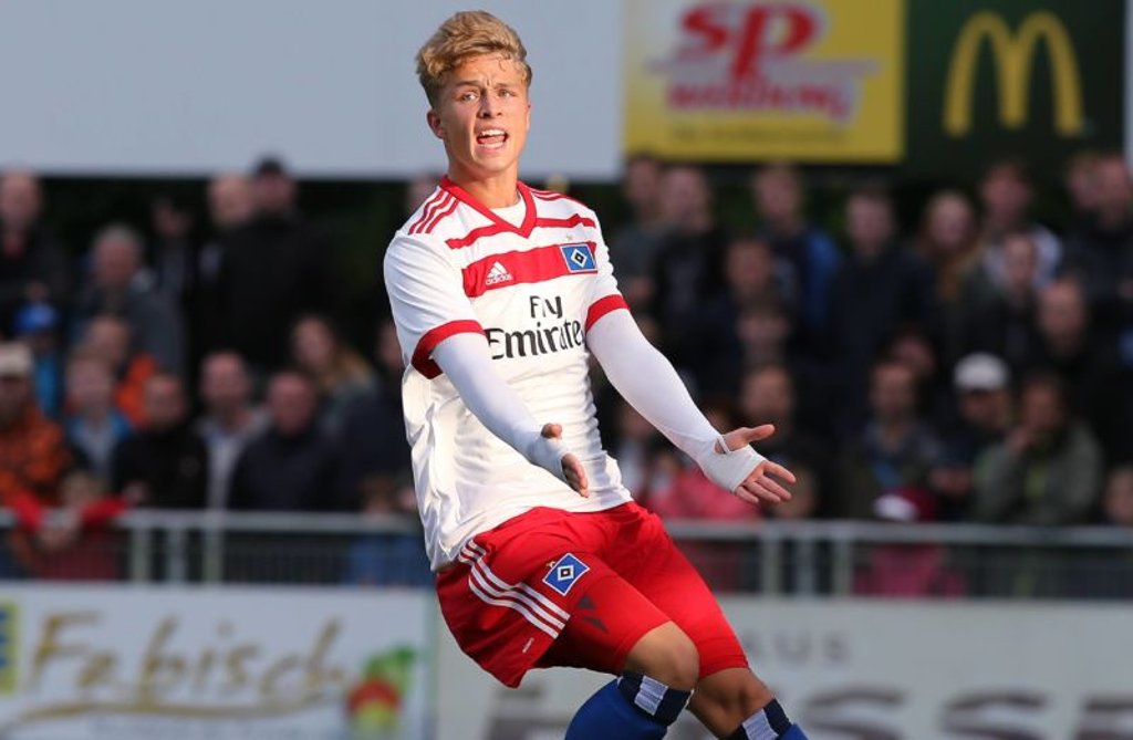 Fiete Arp im Dress des Hamburger SV.