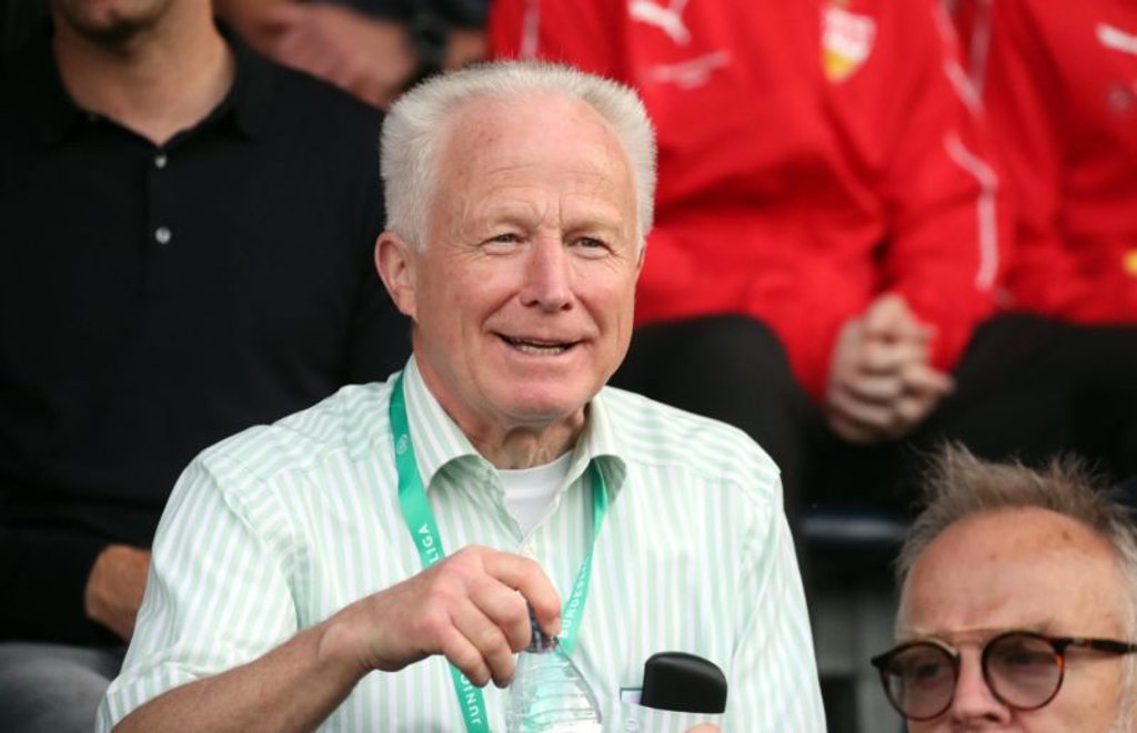 Frieder Schrof, hier beim U19-Pokalfinale gegen Stuttgart, wird bei RB Leipzig verabschiedet.