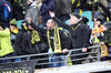 Mussten ihre Hymne selbst singen: Fans von Borussia Dortmund beim Auswärtsspiel in Leipzig