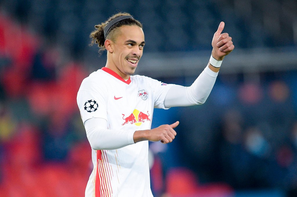 Stürmer Yussuf Poulsen spielt seit 2013 für RB Leipzig