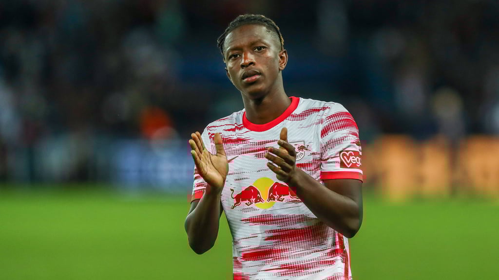 Amadou Haidara (RB Leipzig, 08) nach dem Spiel, FRA, Paris Saint-Germain / PSG vs. RB Leipzig, UEFA Champions League - G