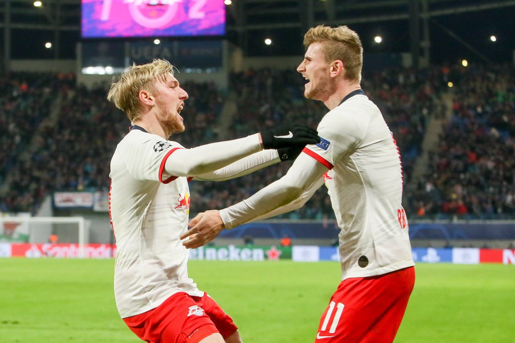 Emil Forsberg und Timo Werner teilen sich bei RB Leipzig die Elfmeter.