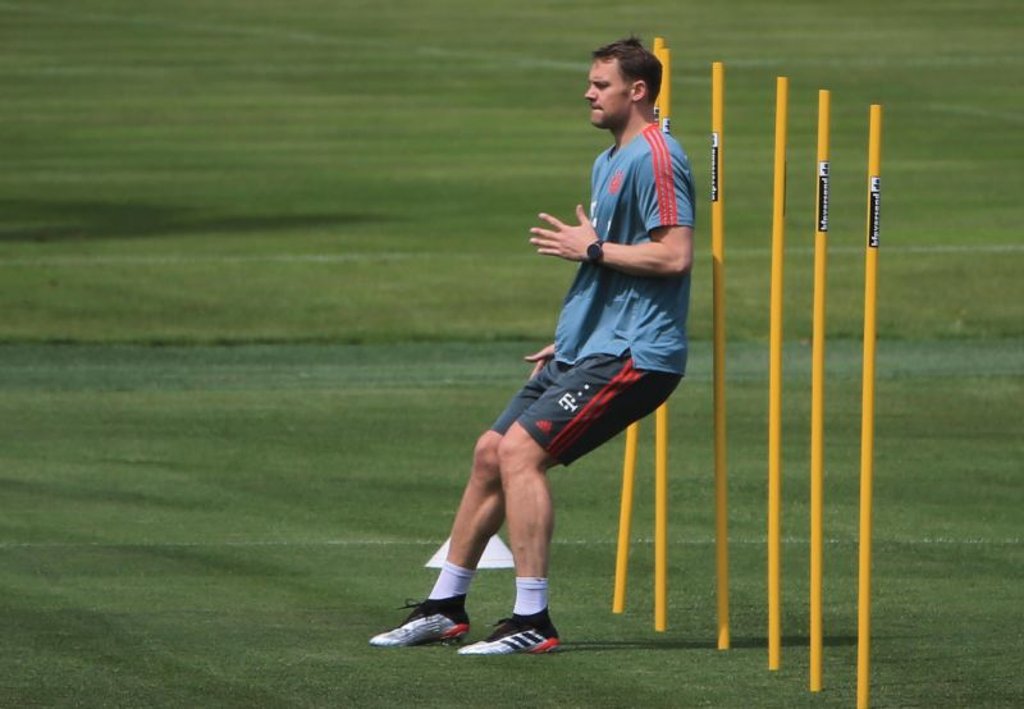Manuel Neuer schuftet für sein Comeback.