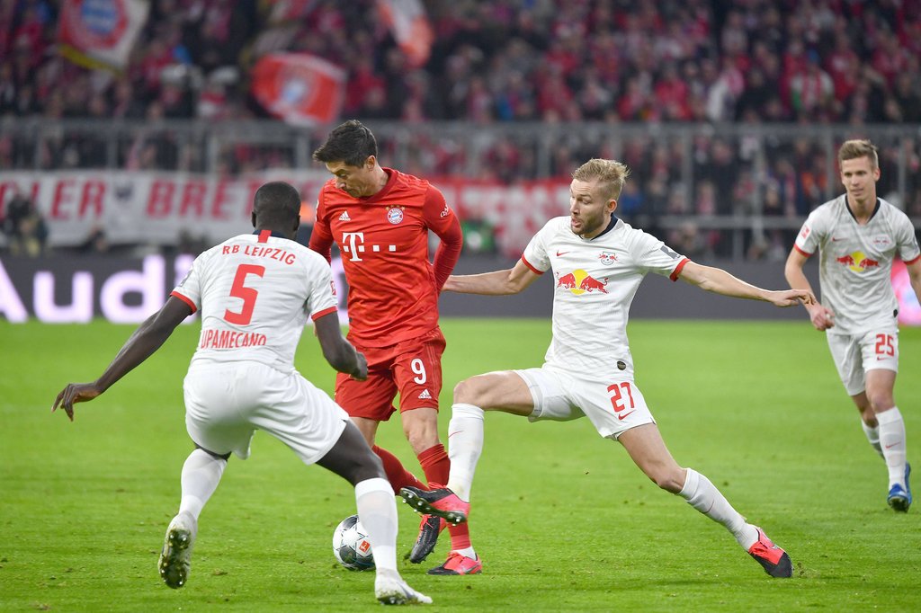 Lewandowski abgemeldet: Konrad Laimer und Dayot Upamecano