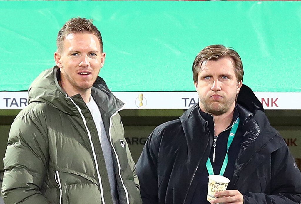 Bald nicht mehr da: Julian Nagelsmann und Markus Krösche