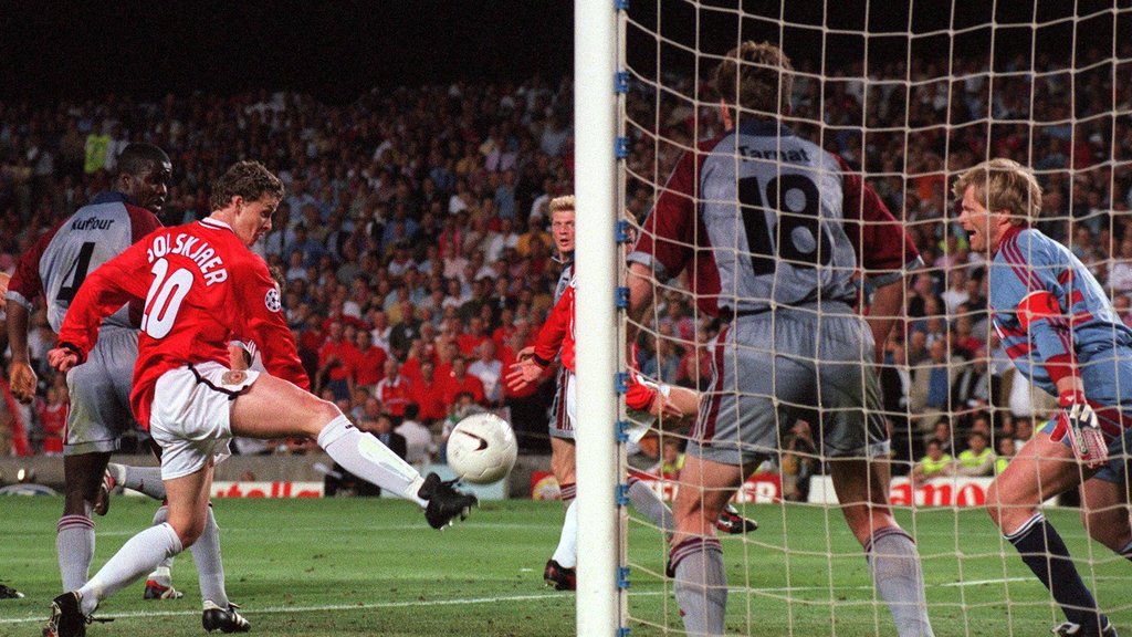 Mitten ins Herz: Ole Gunnar Solskjaer traf 1999 in der Nachspielzeit im Champions-League-Finale gegen den FC Bayern.
