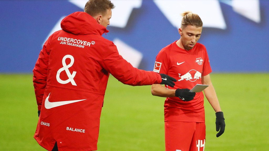 Julian Nagelsmann gab Kevin Kampl zwei Jahre lang taktische Hinweise.