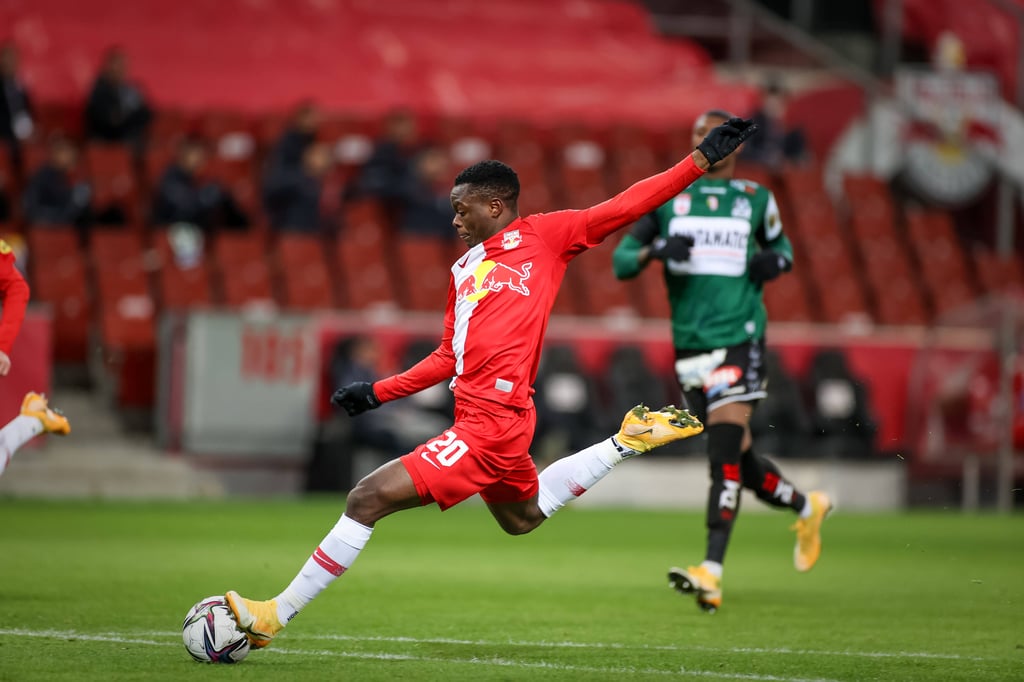 Patson Daka weiß, wo das Tor steht.