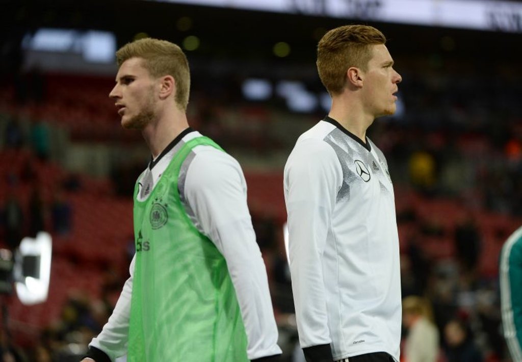 Timo Werner und Marcel Halstenberg hoffen auf die Teilnahme an der Weltmeisterschaft in Russland.