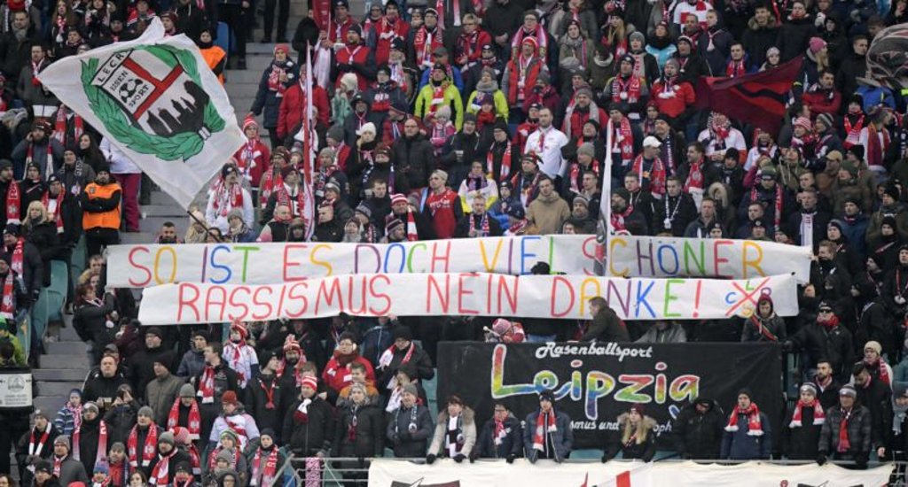 In der Ablehnung von Rassismus weiß RB Leipzig auch Teile der Anhängerschaft hinter sich.