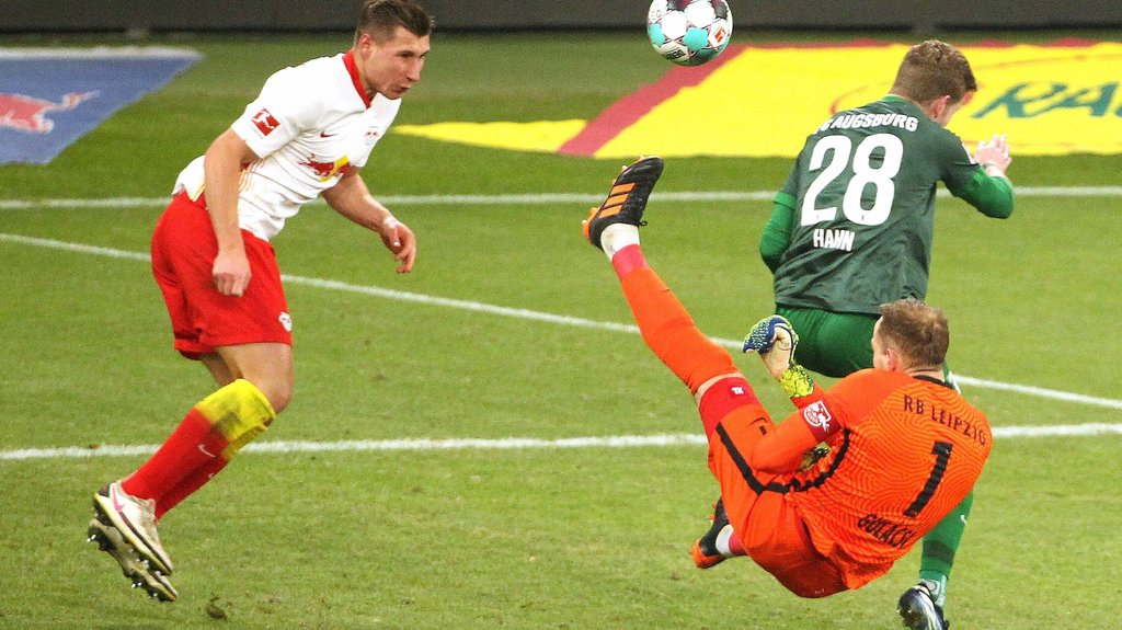 Zwei Ungarn, ein Ziel: Willi Orban und RB-Keeper Peter Gulacsi