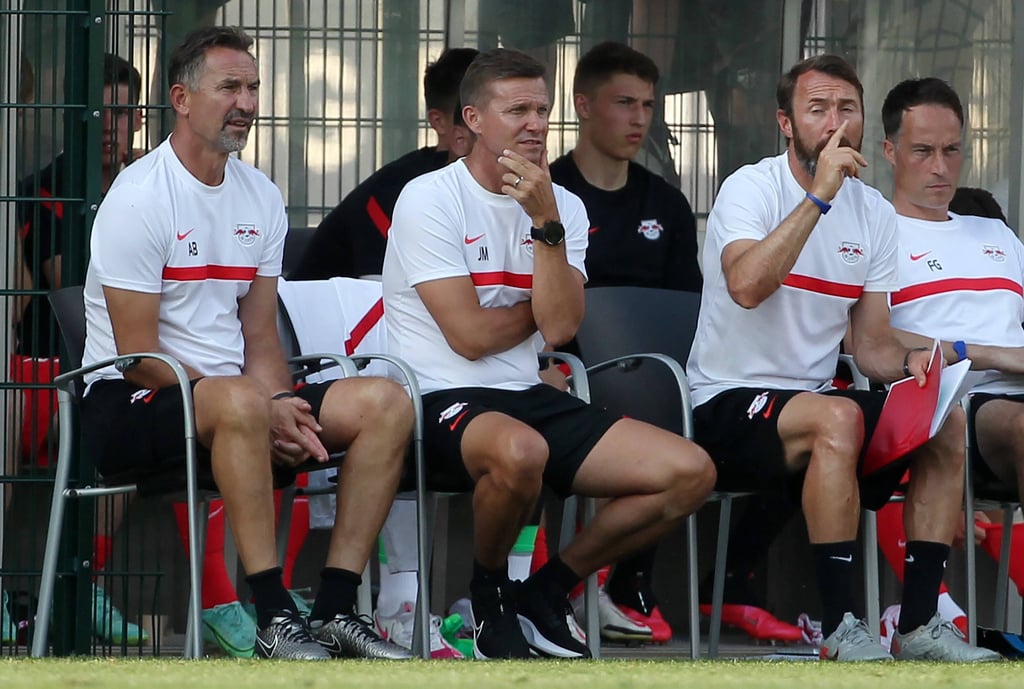 Jesse Marsch und sein Stab sahen eine Niederlage gegen Montpellier.