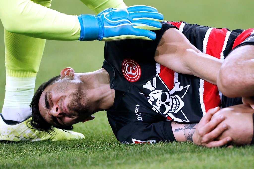 Kaan Ayhan hatte sich am Knie verletzt, wird gegen RB aber wohl spielen können.